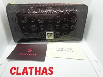새상품 택 포함 CLATHAS 클레이 에나멜 장지갑