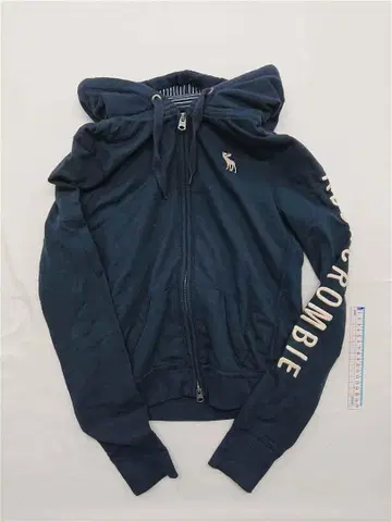 아바크롬비앤피치 지퍼 후드티 네이비 계열 여성용 L