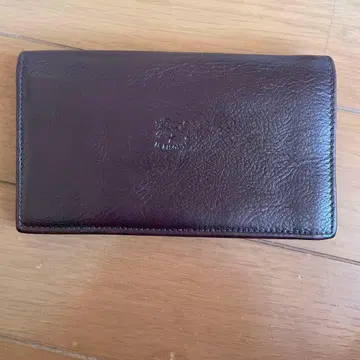 새상품급 일비종떼 이단 접이식 지갑 다크 브라운