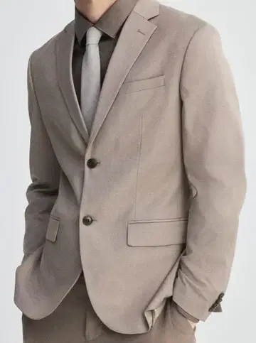 H&M 베이지 테일러드 자켓 미사용 새상품