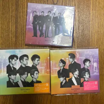 SixTONES CITY 초회한정반A,B 일반ver 3장 세트
