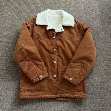 브라운 보아 자켓