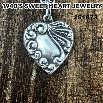 스위트하트 주얼리 WAVE 파 실버 빈티지 목걸이 NAVY