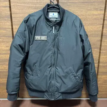 L 컨디션 최상 NITRAID 리얼 스톤 MA-1형 다운 자켓