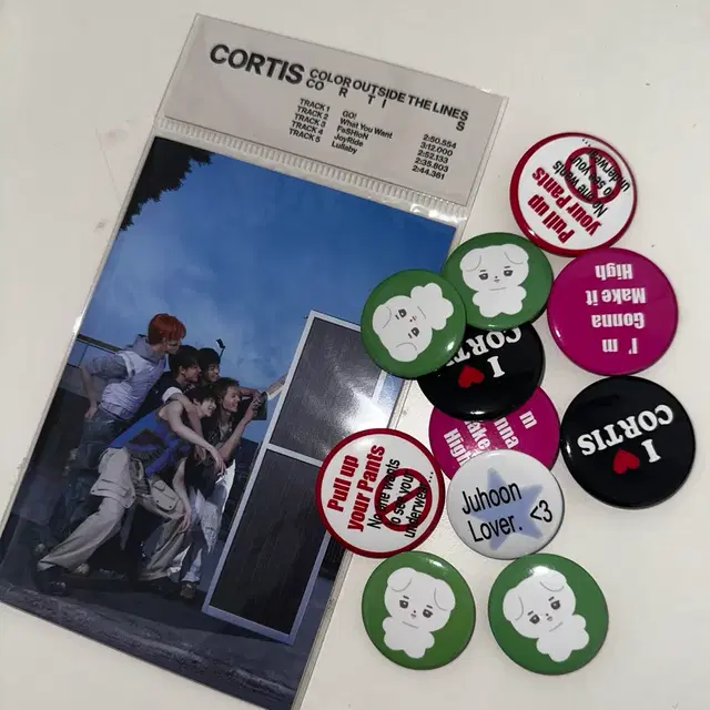 코르티스 핀버튼 위버스 앨범 비공굿 핀뱃지 판매 양도