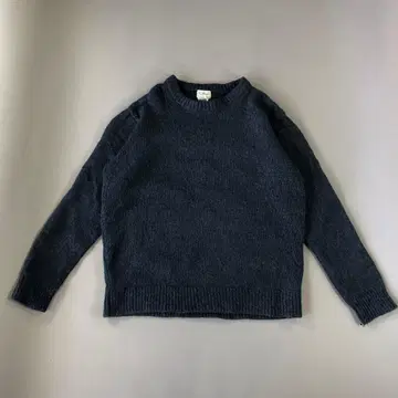 [ 레어 ] 헤이즈 네이비 엘엘빈 라무 울 니트 XL