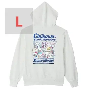 치이카와 (먼작귀) 산리오 캐릭터 후드티 L 사이즈