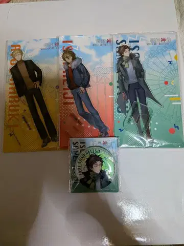 세포신곡 아크릴 스탠드 이소이 미츠루 등 세트