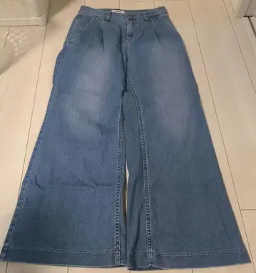 헬시 데님 배기 데님 25 블루