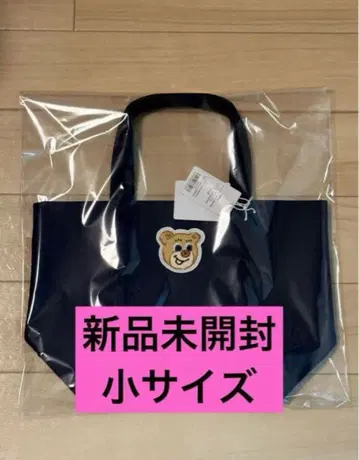 미개봉 새상품 러브리 올드 테디 와펜 토트백 네이비 소 사이즈