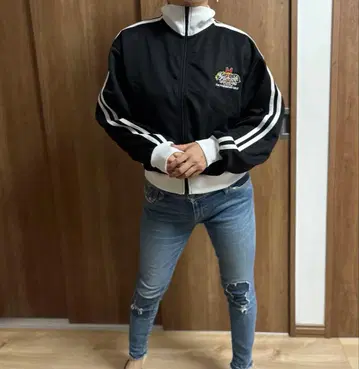 파워퍼프걸스 트랙 자켓 저리 블랙 L 긴팔 파워퍼프