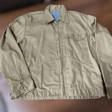 베이지 점퍼/블루종