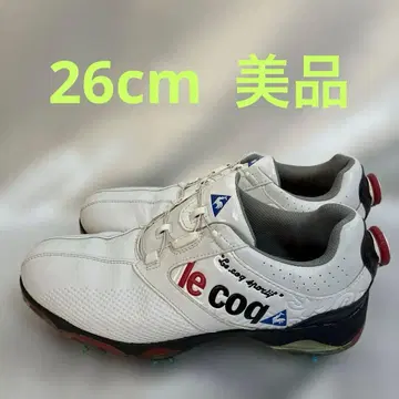 le coq sportif 골프화 화이트/블랙 26cm 새상품급