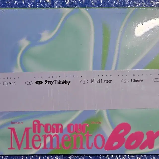 프로미스나인 스디웨 메멘토 앨범 키트 쥬얼 위버스 미개봉