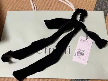 SNIDEL 벨로아 리본 고무