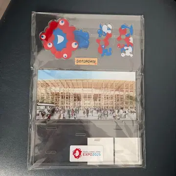 미야쿠미야쿠 대지붕 반지 이랏샤이 아크릴 스탠드