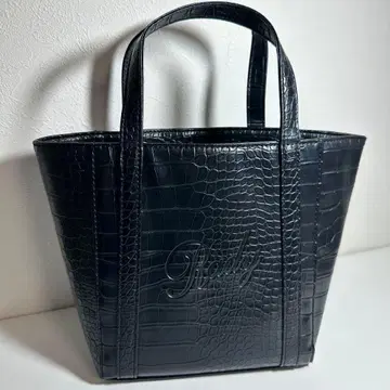 Rady 블랙 악어 무늬 토트백