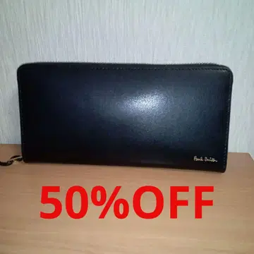 Paul Smith 블랙 가죽 장지갑