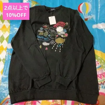 새상품/드럭 스토어즈/트레이닝복/날아다니는 아기돼지/블랙/F