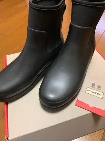 헌터 우먼스 커맨드 첼시 부츠 블랙 24cm