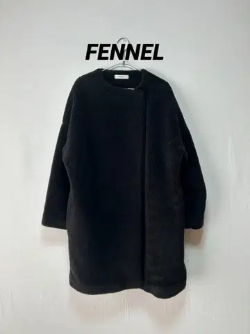 FENNEL 보아 롱 코트 38