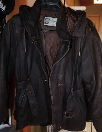 [ 프랑스 제 ] LA TANNERIE - 빈티지 레더 후디