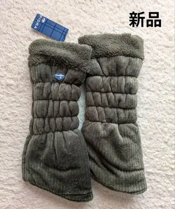 새상품 FIDRA 피드라 퀼팅 보아 레그 워머 카키 골프