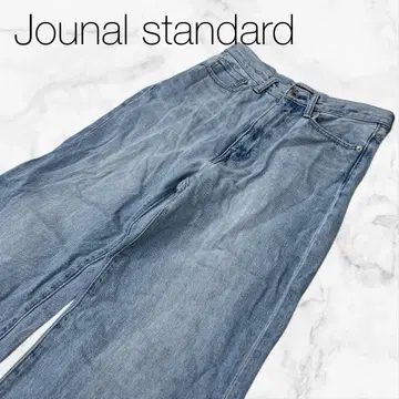 [ 저널 스탠다드 ] 하의 바지 팬츠 라이트 블루 데님 청바지 와이드