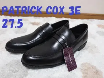 새상품 택 PATRICK COX 27.5 3E 비즈니스 슈즈 가죽 블랙