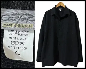 TA7 G2 XL USA제 칼탑 폴리에스테르 오픈 카라 셔츠