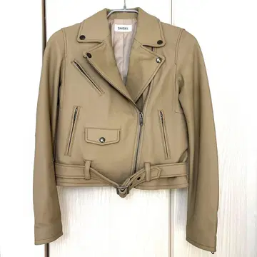 SNIDEL 라이더 자켓 천연 가죽 램 가죽