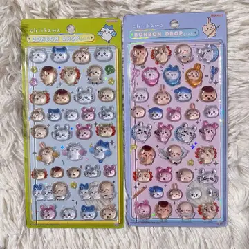 치이카와 (먼작귀) 모자 꽁지 씰 2개 새상품 익명 배송