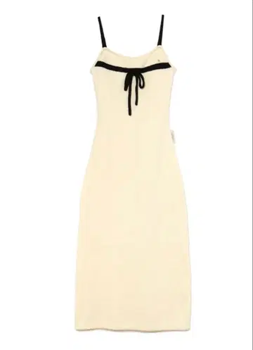 andmary bebe Sugar knit ribbon dress