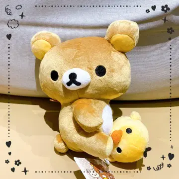 [ 택 포함 ] 리락쿠마 덜덜 허그 봉제 인형 리락쿠마 & 키이로이토리