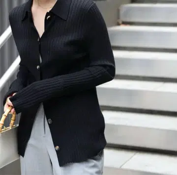 두지엠 클라세 피케 셔츠 니트 가디건