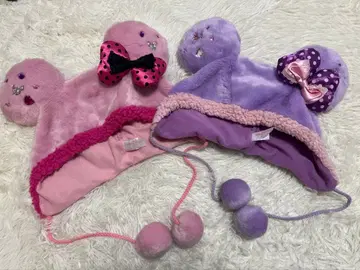 디즈니 미니 팬캡 핑크 보라색 2세트 당일 발송 가능