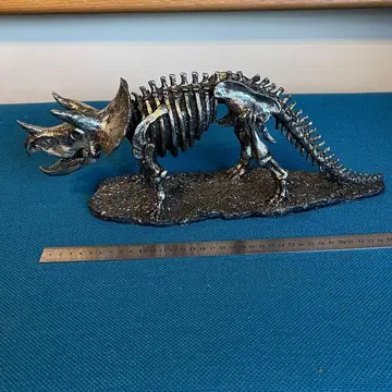 트리케라톱스 화석 모형 피규어