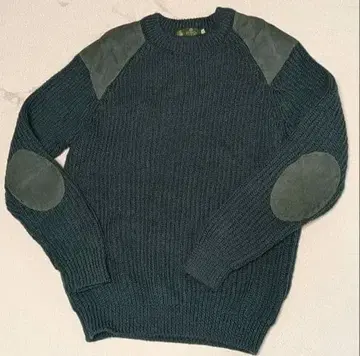 빈티지 영국제 그린 리브 스웨터 HANDCRAFT 니트