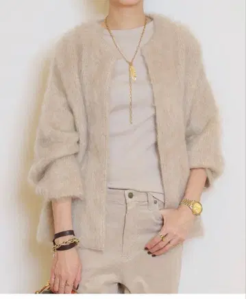 Deuxieme Classe PORTMIX 크루넥 가디건