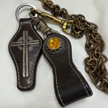 [ FUNNY ] 벨트 루프 + 키링 + 놋쇠 체인 세트 파니