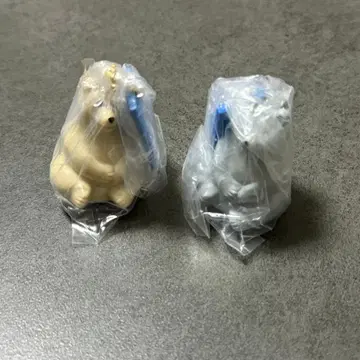 폴러 베어 미니어처 참 moi 가챠 2개 세트