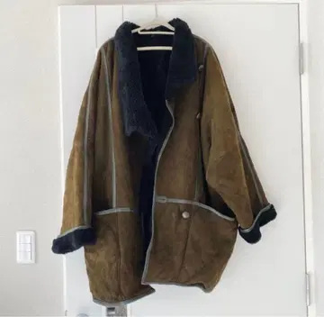 무스탕 코트 보아 코트