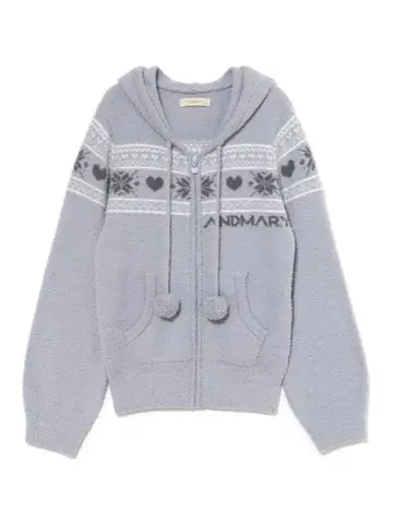 Eve knit nordic hoodie andmary
