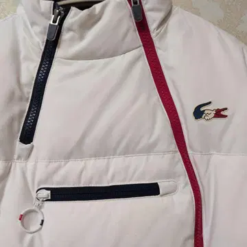Lacoste 화이트 다운 자켓 36