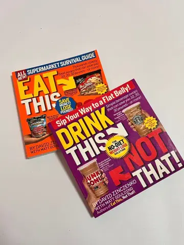 해외 요리 잡지 외국도서 2권 세트 Eat This, Not That!