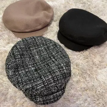 새상품급 SNIDEL 헌팅 캡 3세트