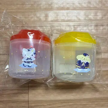 산리오 Happy 복권 D상 캐니스터 2종 헬로키티 폼폼푸딩