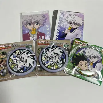 HUNTER x HUNTER 키루아 캔뱃지 미니 브로마이드 세트 판매