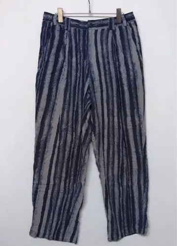 어반 스트릿 구제 의류 santa fe 스트라이프 패턴 와이드 팬츠