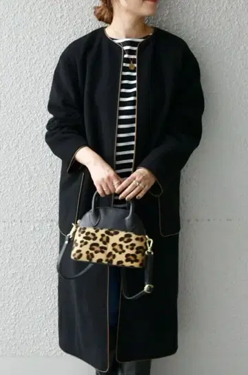 쉽스에니 노카라 롱 울 코트